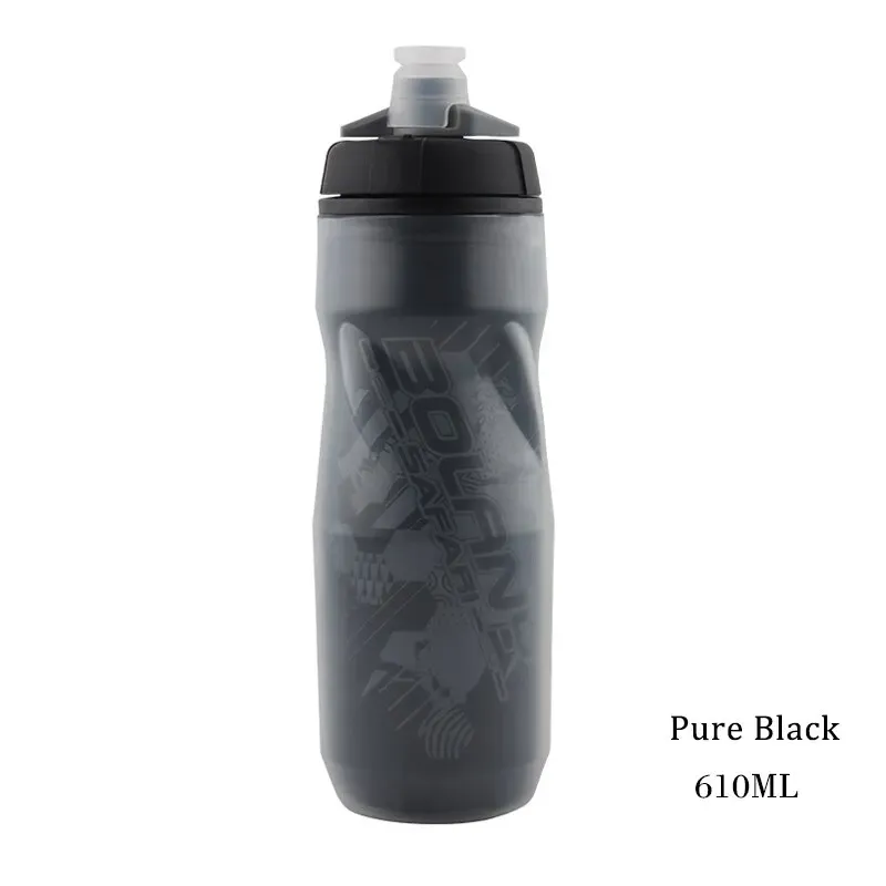 Bouteille d'eau de vélo 600 ml Bolany, bouteille de cyclisme VTT en PP5 résistante à la chaleur et au froid, gourde de sport en plein air 7