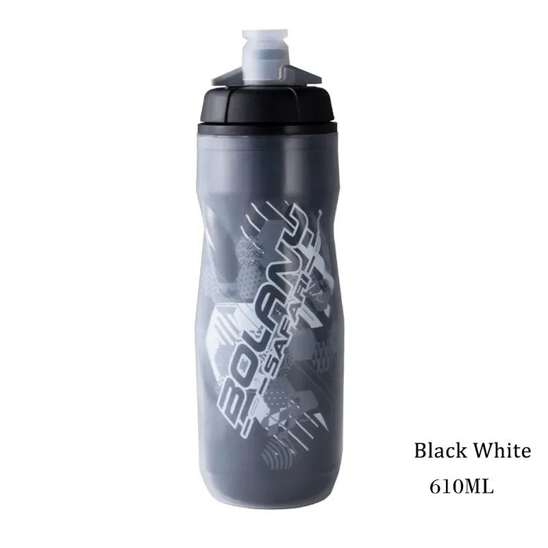 Bouteille d'eau de vélo 600 ml Bolany, bouteille de cyclisme VTT en PP5 résistante à la chaleur et au froid, gourde de sport en plein air 8