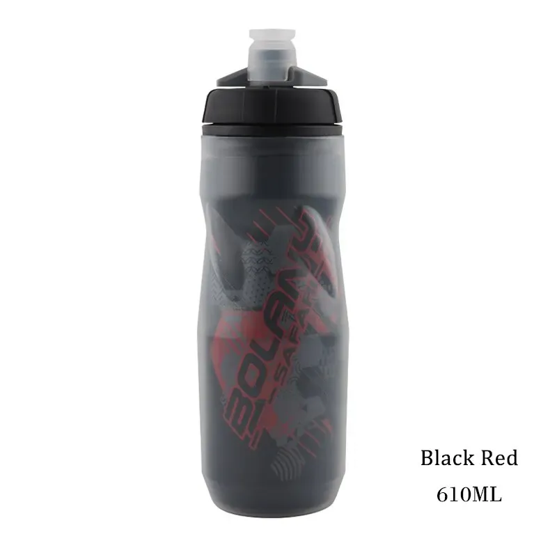 Bouteille d'eau de vélo 600 ml Bolany, bouteille de cyclisme VTT en PP5 résistante à la chaleur et au froid, gourde de sport en plein air 9