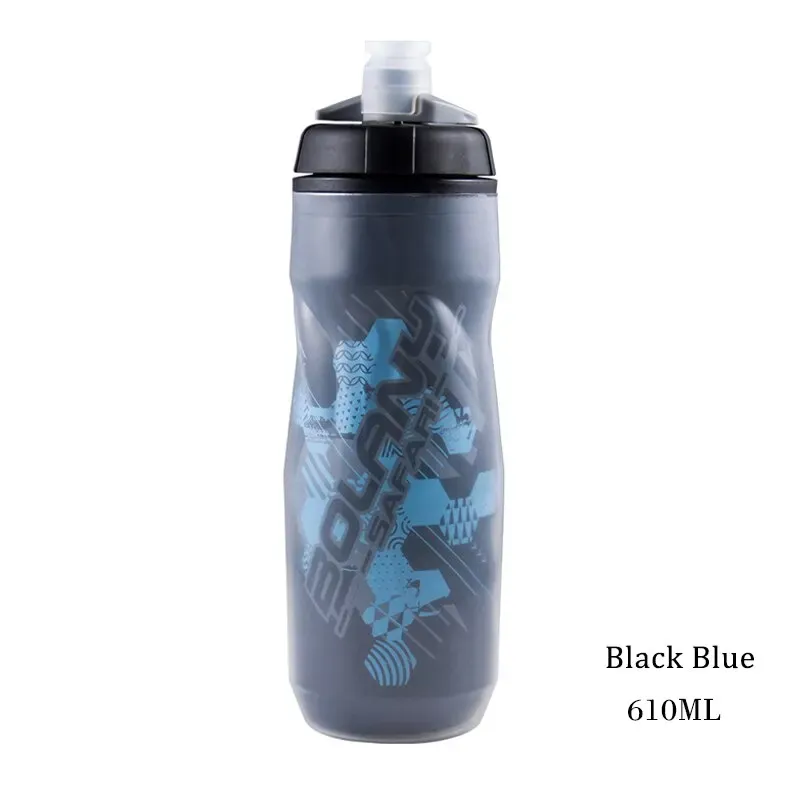 Bouteille d'eau de vélo 600 ml Bolany, bouteille de cyclisme VTT en PP5 résistante à la chaleur et au froid, gourde de sport en plein air 10