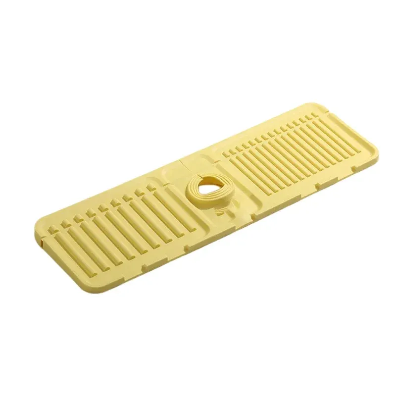 Tapis antidérapant pliable en silicone pour robinet, support multifonction pour savon, design incliné à drainage rapide pour cuisine 7