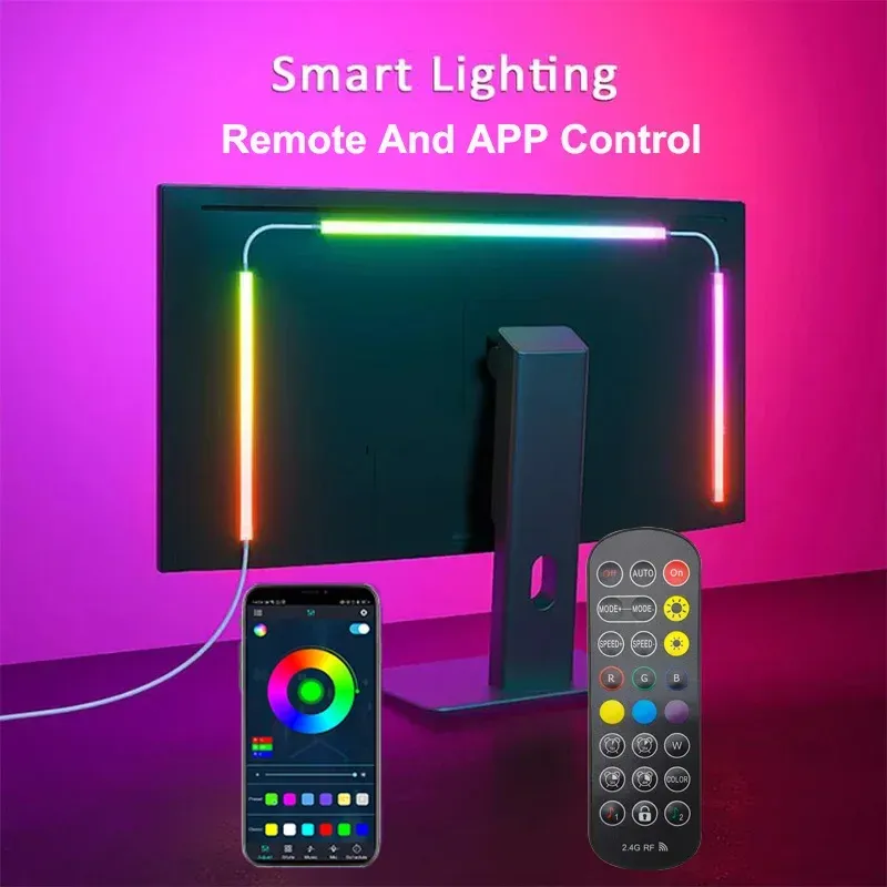 Ambiance lumineuse RGBIC pour setup
