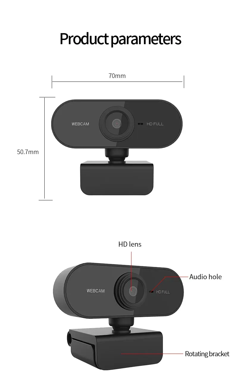 Webcam HD, mise en situation