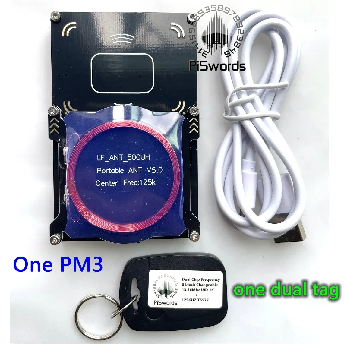 Proxmark3 Kit de développement 3.0 avec lecteur-enregistreur NFC PM3, firmware ICEMAN, copieur de cartes RFID/NFC, 2 ports USB, 512K 4