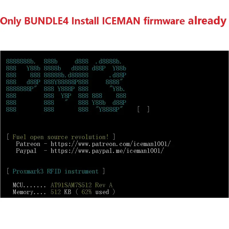 Proxmark3 Kit de développement 3.0 avec lecteur-enregistreur NFC PM3, firmware ICEMAN, copieur de cartes RFID/NFC, 2 ports USB, 512K 6
