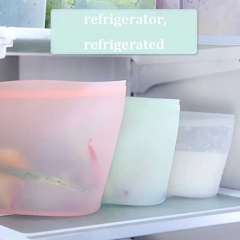 Organisateur de cuisine avec contenants en silicone