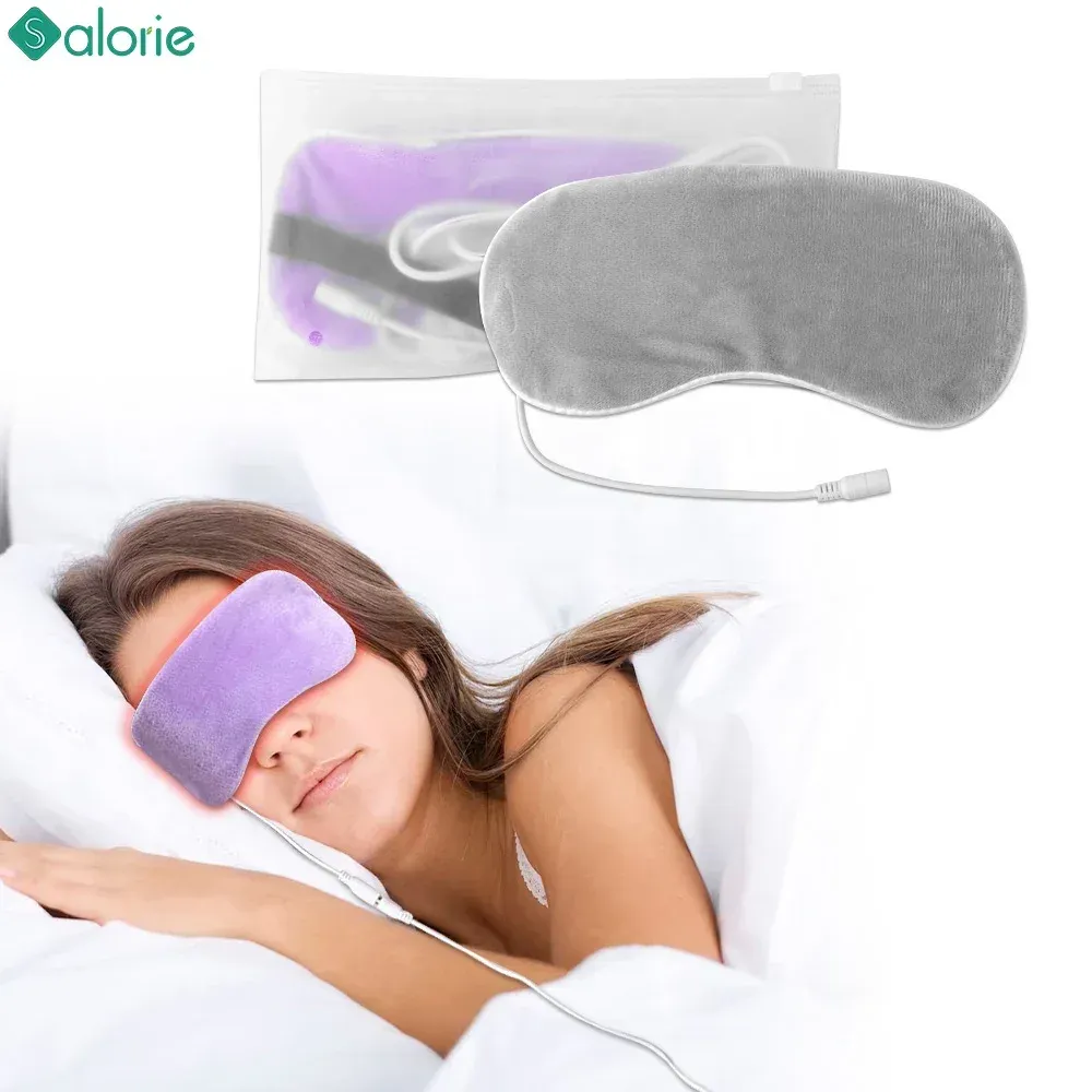 Masque chauffant à vapeur réutilisable USB pour les yeux - Image 1