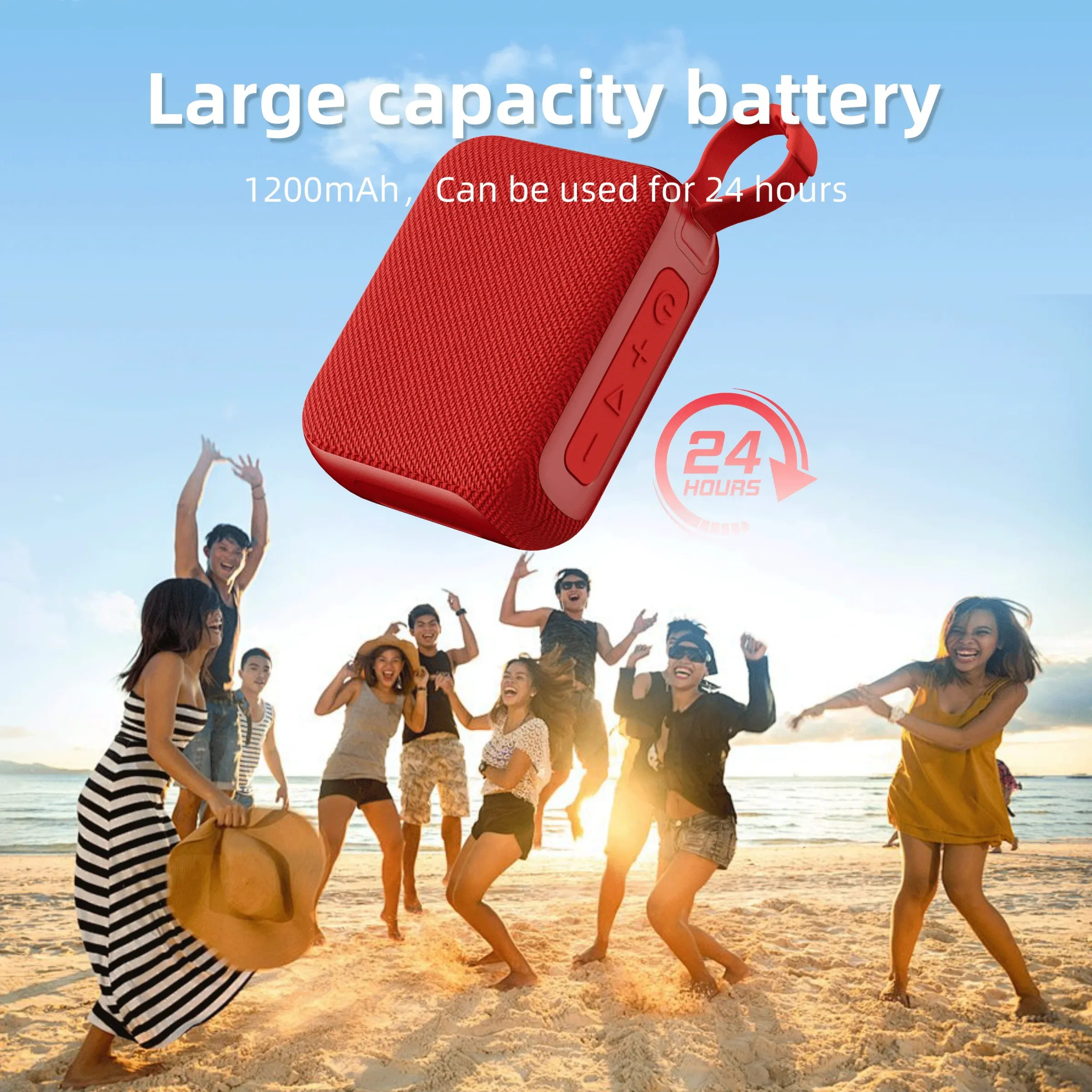 Enceintes Bluetooth 5.4 TWS Hi-Fi portables et légères pour home cinéma et plein air 2