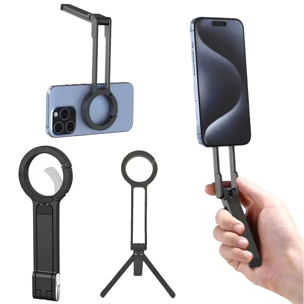 Trépied pliable pour téléphone en situation d'utilisation