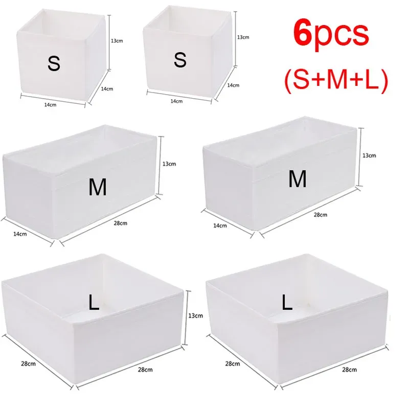 Organisateur de placard pour sous-vêtements, boîte de rangement pour tiroirs et armoires, organisateur de garde-robe pour vêtements 8