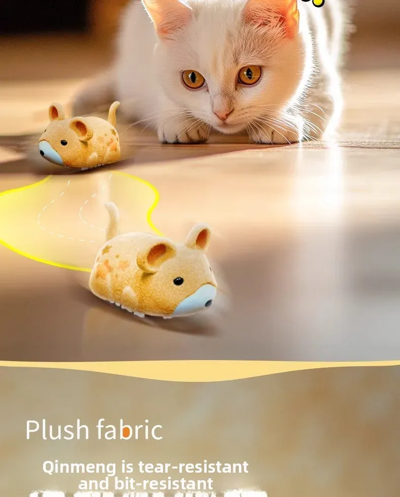 Jouet interactif pour chat en situation de jeu
