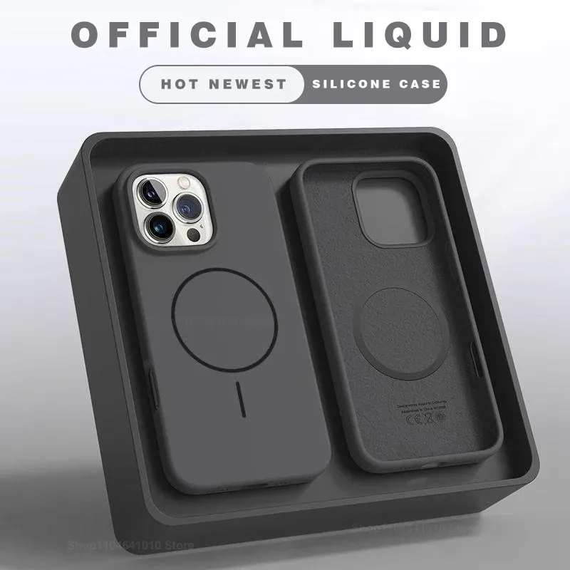 Coque magnétique en silicone, vue finale