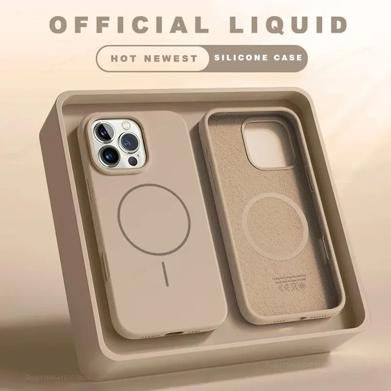 Coque magnétique en silicone, présentation produit