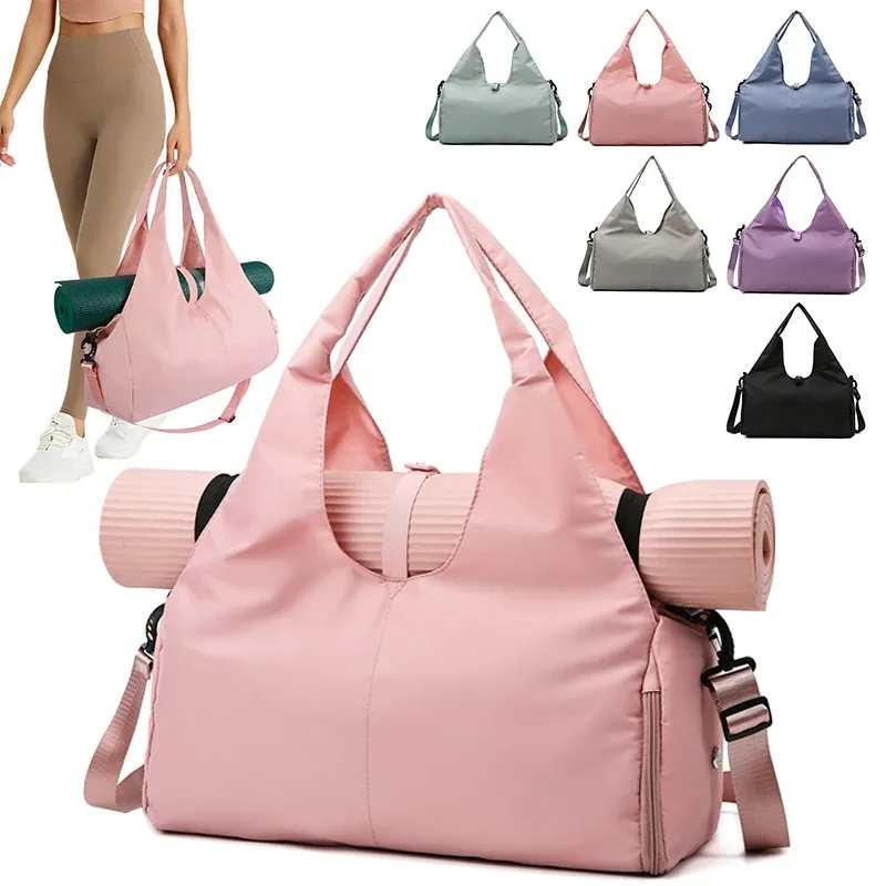 Sac de sport étanche pour femme avec compartiment séparé pour chaussures, idéal pour la natation et les voyages 6