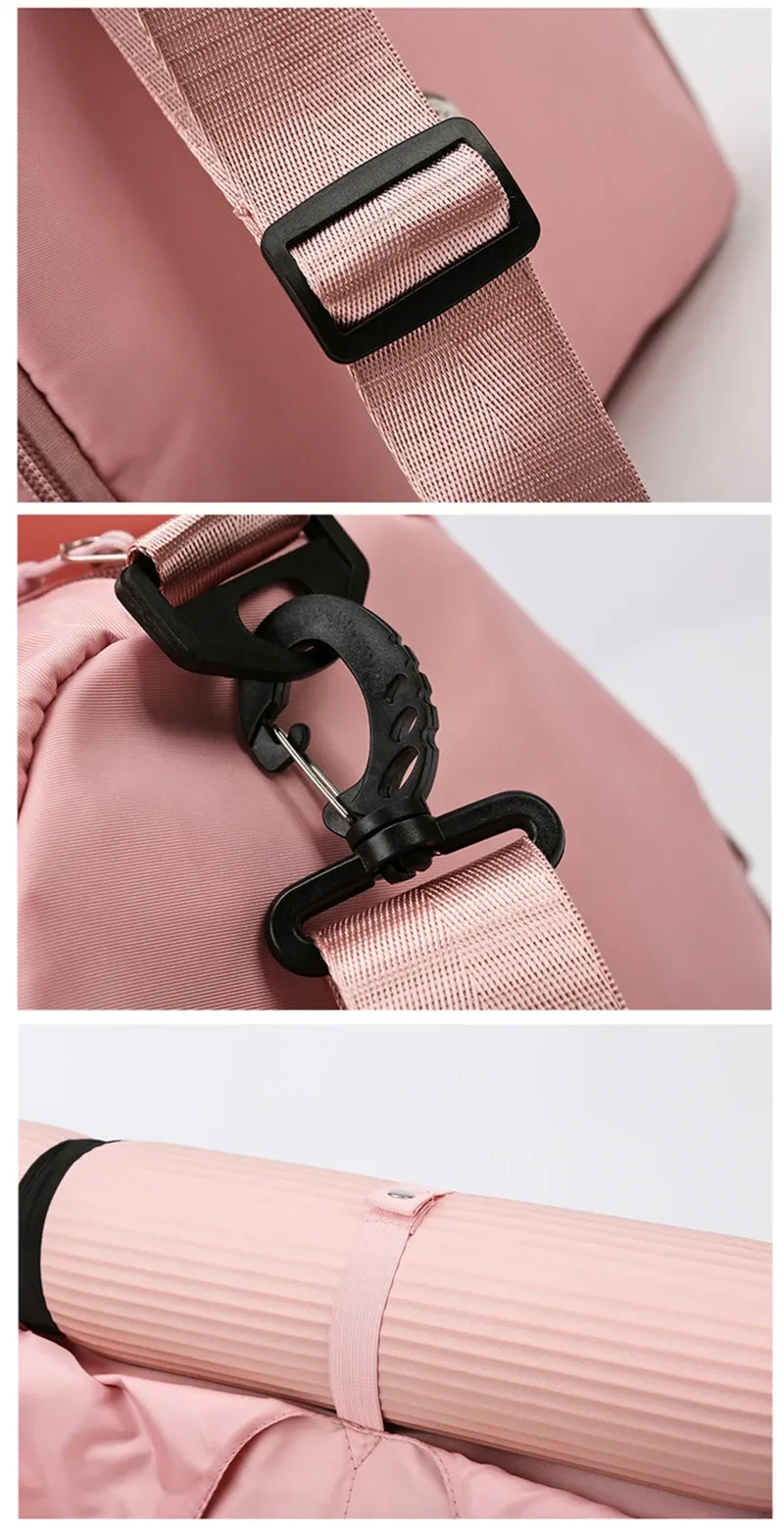 Sac de sport étanche pour femme, finitions soignées