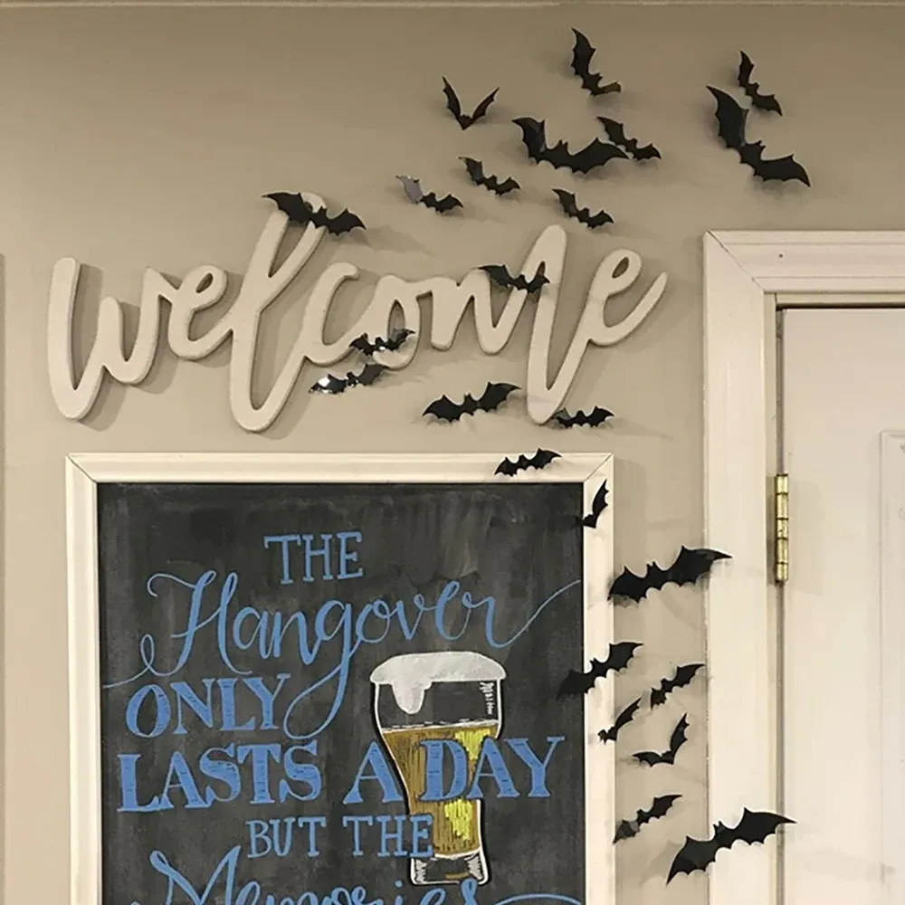 Chauves-souris murales décoratives pour Halloween