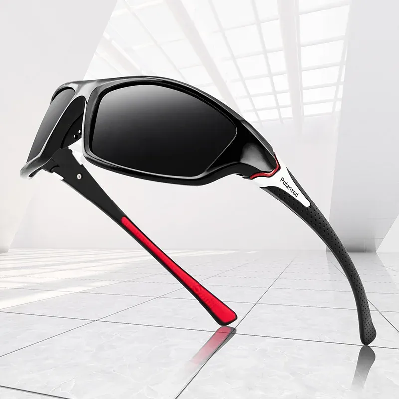 Lunettes de soleil polarisées, finition des branches