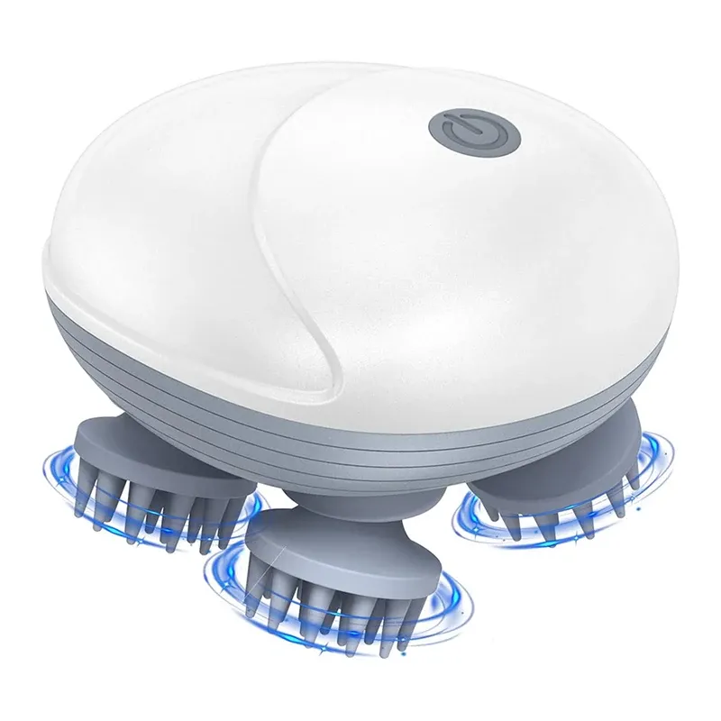 Masseur électrique pour cuir chevelu, appareil vibrant à pétrissage pour le bien-être, massage des tissus profonds pour l'épaule, la nuque, la jambe et le bras, masseur pour animaux de compagnie et chats 7