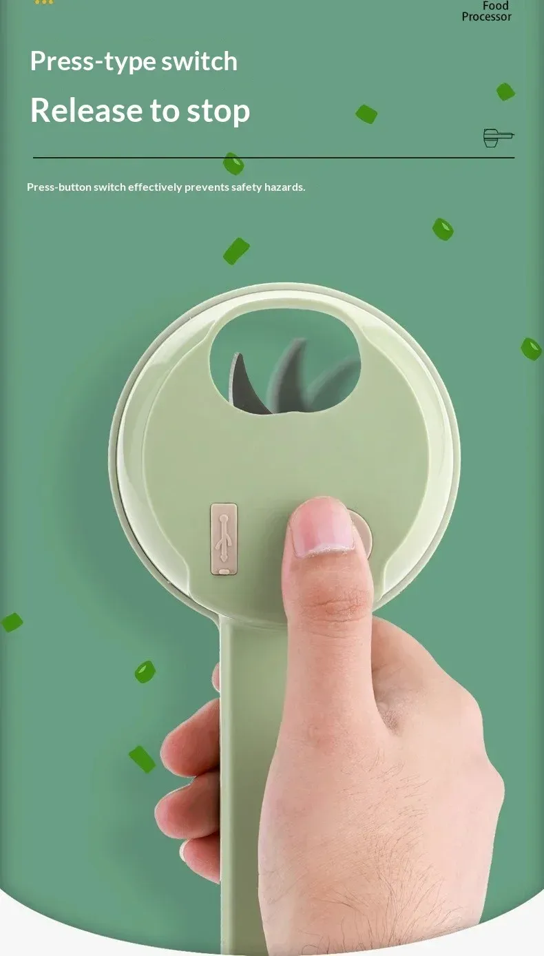 Hachoir électrique, préparation des aliments