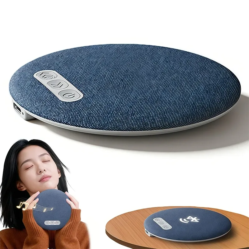 Enceinte sans fil Bluetooth à poser sous l'oreiller, machine à sons apaisants avec bruit blanc et minuteur 30/60/90 min, pour adultes et enfants - Image 1