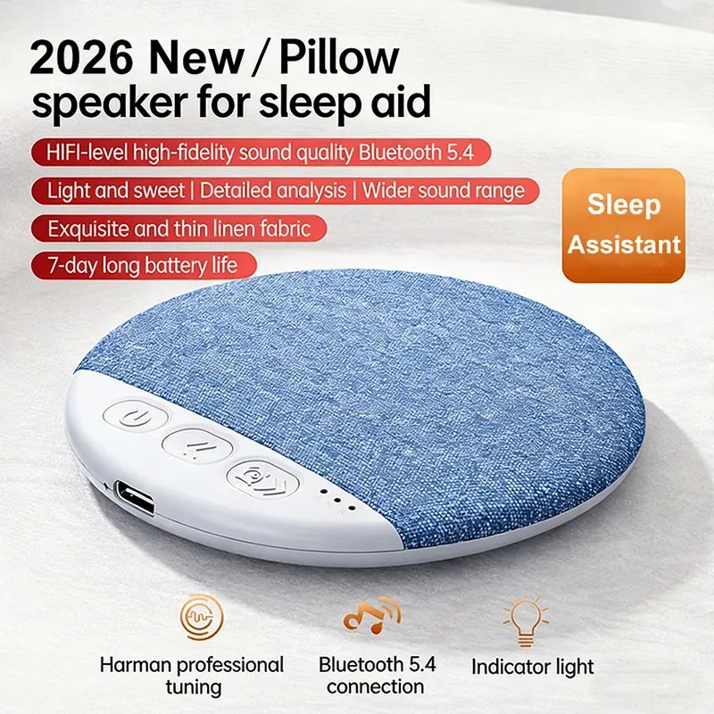 Enceinte sans fil Bluetooth à poser sous l'oreiller, machine à sons apaisants avec bruit blanc et minuteur 30/60/90 min, pour adultes et enfants 7