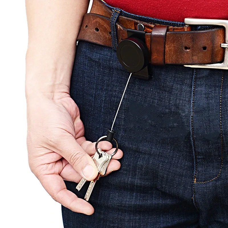 Porte-badge rétractable, mise en situation