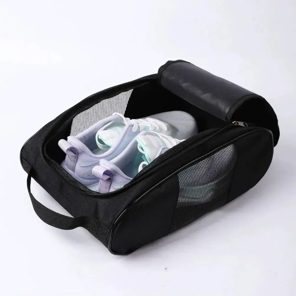 Sac à chaussures de golf portable en Oxford, imperméable et respirant, léger, idéal pour le voyage et le plein air - Image 1
