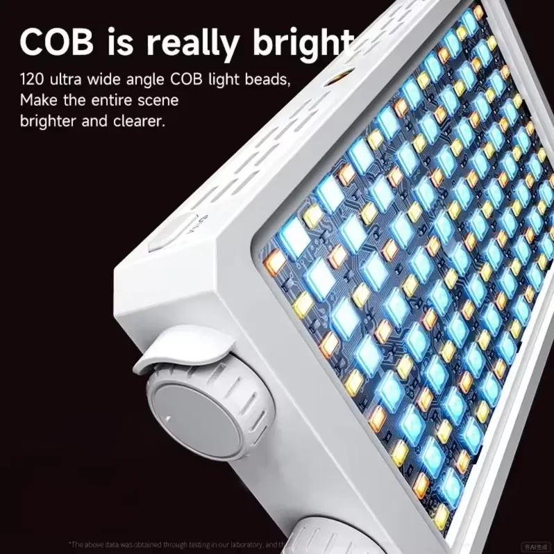 Mini lampe LED portable pour la photographie, lampe de coucher de soleil, lumière douce bicolore réglable pour selfie et vlog 3
