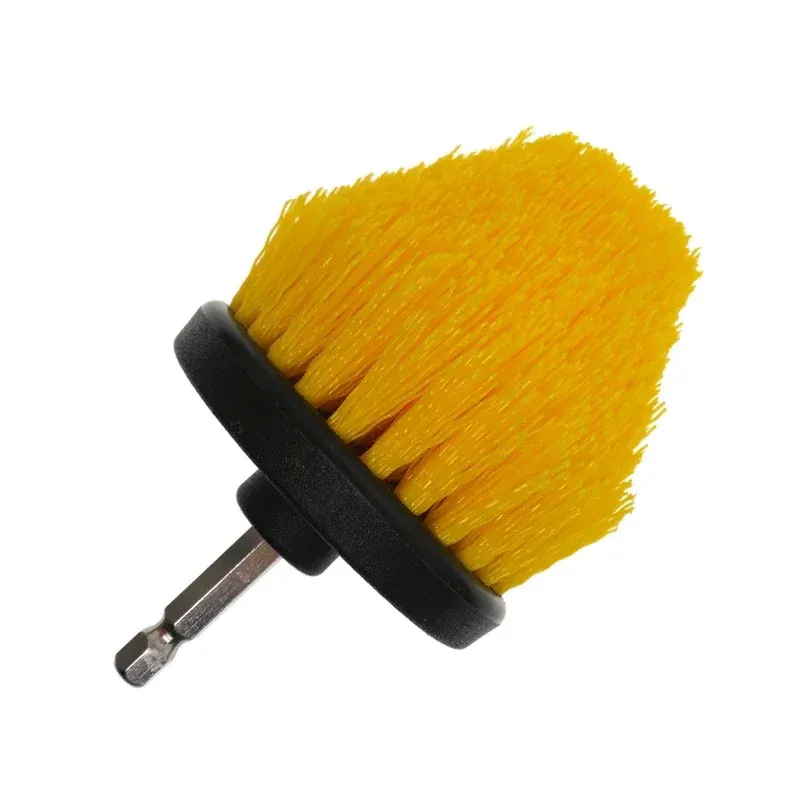 Brosse pour perceuse 2,5 pouces tout usage à poils hexagonaux en nylon pour nettoyage de voiture 7