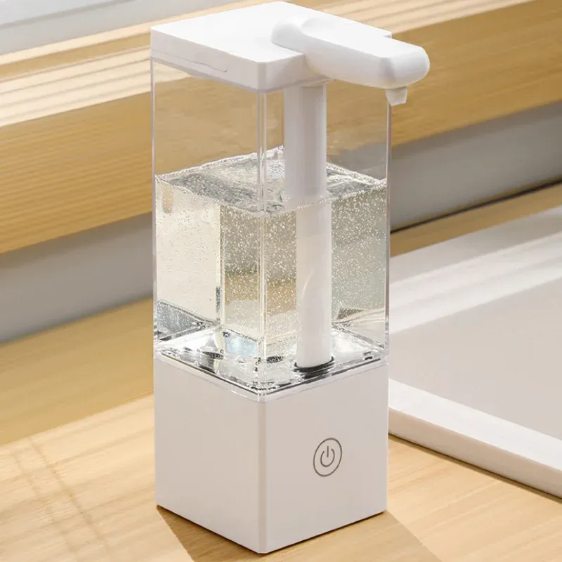 Distributeur de savon automatique rechargeable à capteur sans contact pour cuisine et salle de bain 2