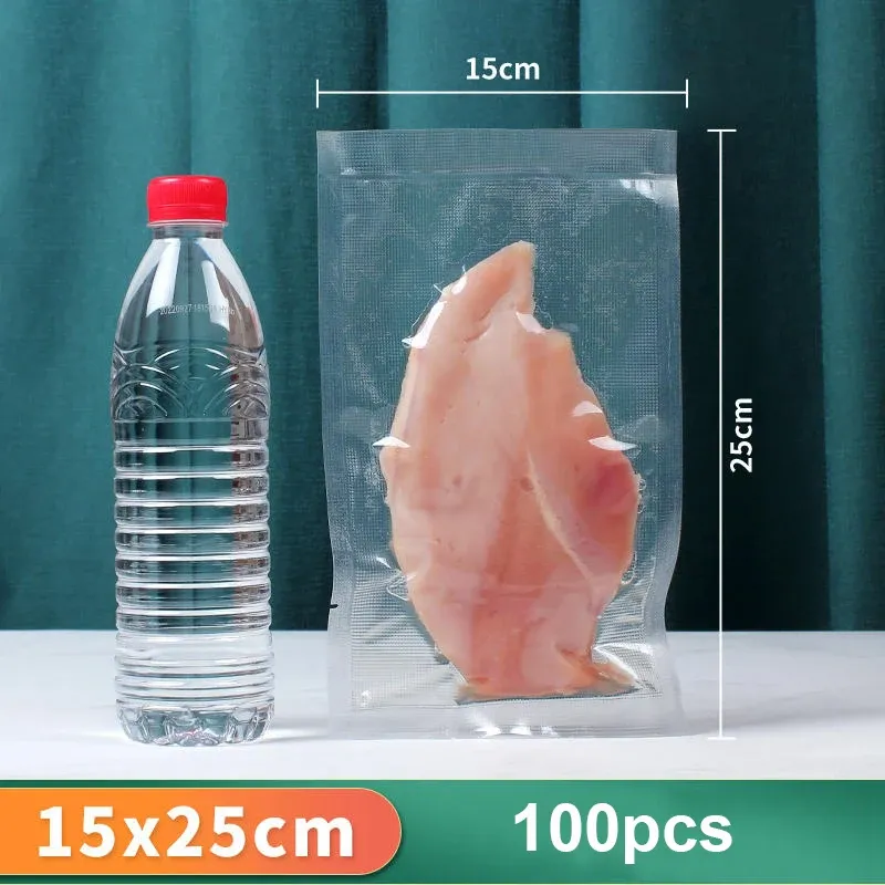 Sacs sous vide pour aliments, fermeture scellable