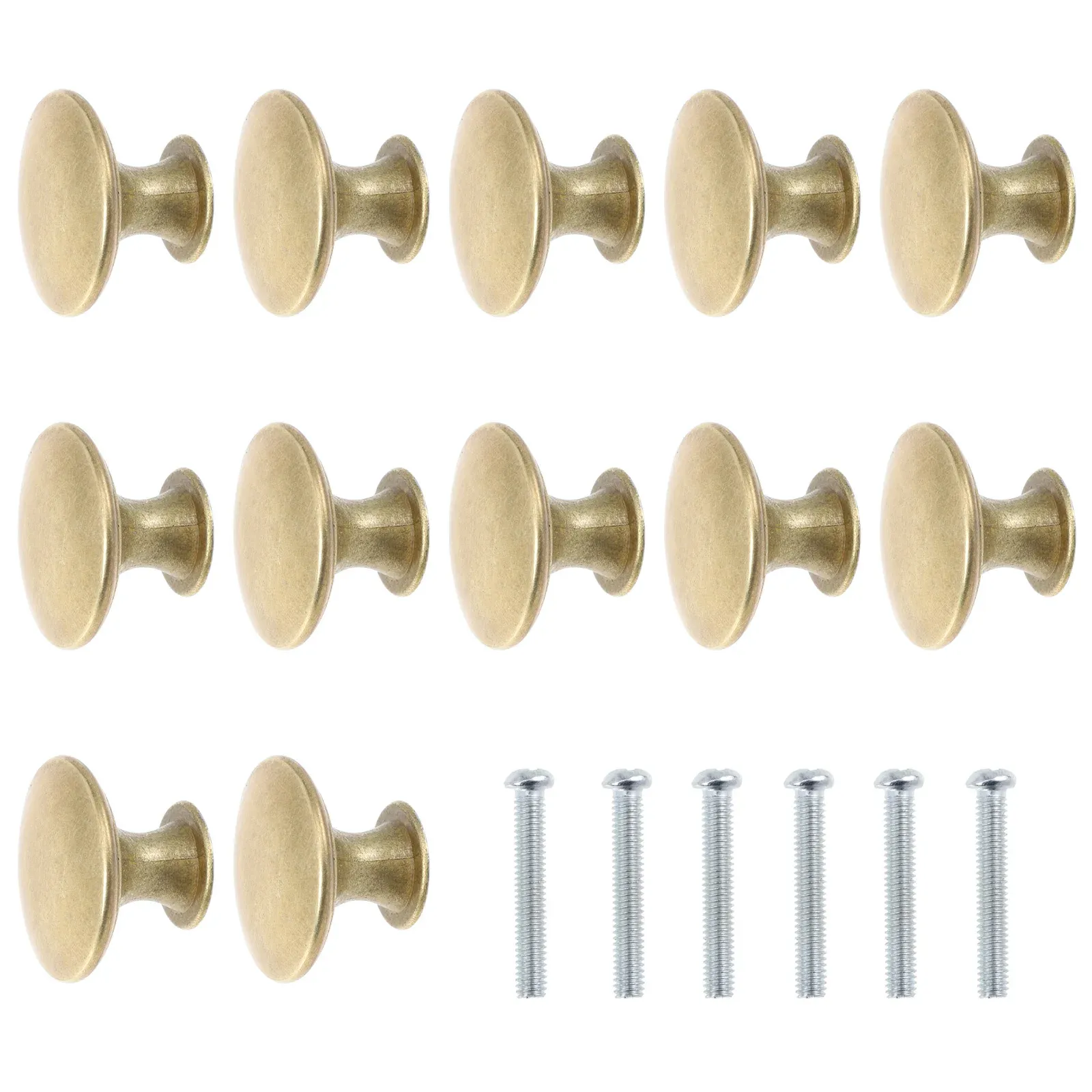 Ensemble de boutons d'armoire dorés