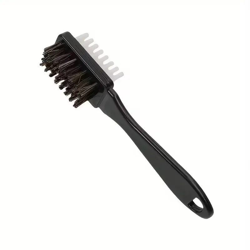 Brosse 2-en-1 pour daim et chaussures avec gomme, idéale pour bottes, entretien du cuir nubuck et des cuirs synthétiques, outil de nettoyage efficace double face 6