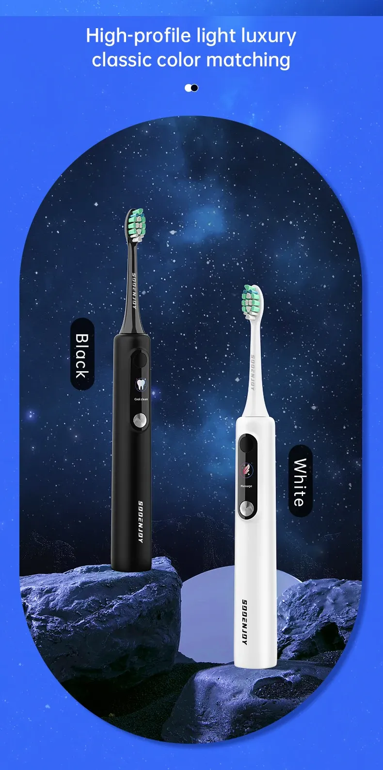 Brosse à dents électrique, expérience de brossage