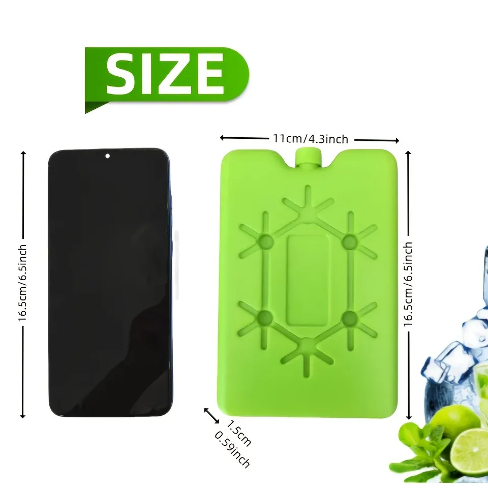 Pack de glace portable réutilisable, design soigné