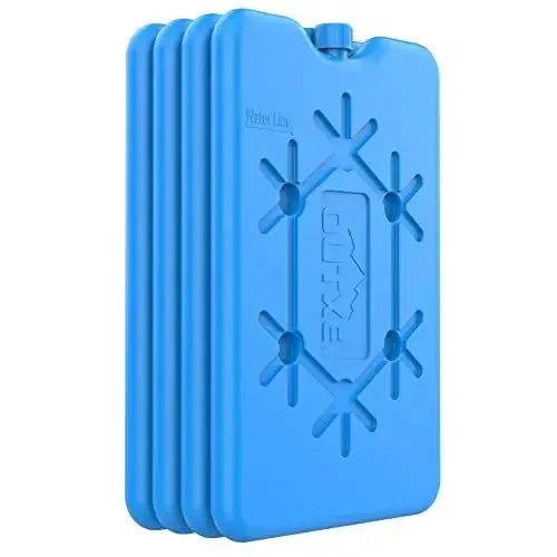 Pack de glace portable et réutilisable à remplir d'eau, pour la conservation des aliments frais 8