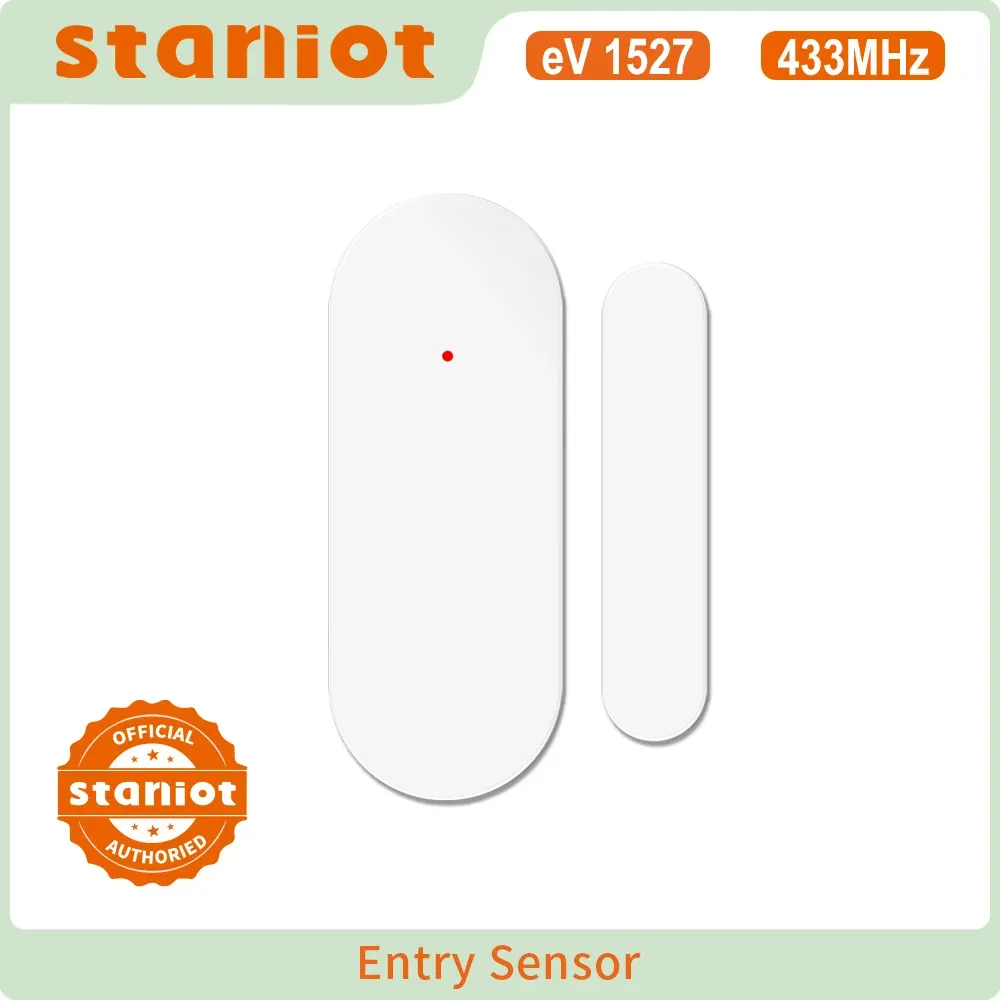 Détecteur de porte et de fenêtre sans fil Staniot 433 MHz pour système d'alarme domestique - Image 1