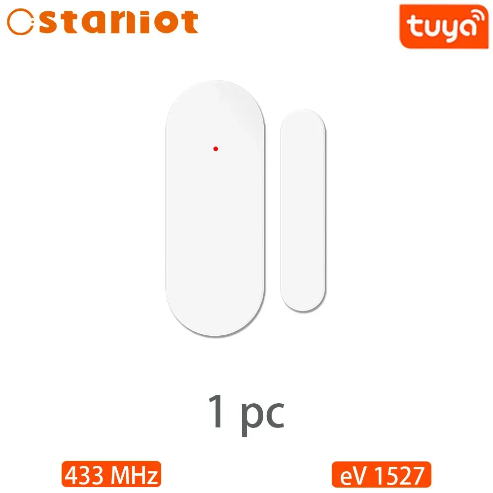 Détecteur de porte et de fenêtre sans fil Staniot 433 MHz pour système d'alarme domestique 12