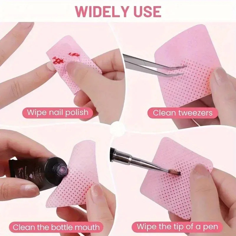 Détail des lingettes sans peluches