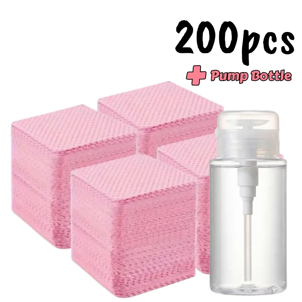 Lingettes Nettoyantes Sans Peluches 20/600 pour Ongles, Tampons Dissolvants de Vernis Sans Aluminium, Outil de Soin et de Nettoyage 9