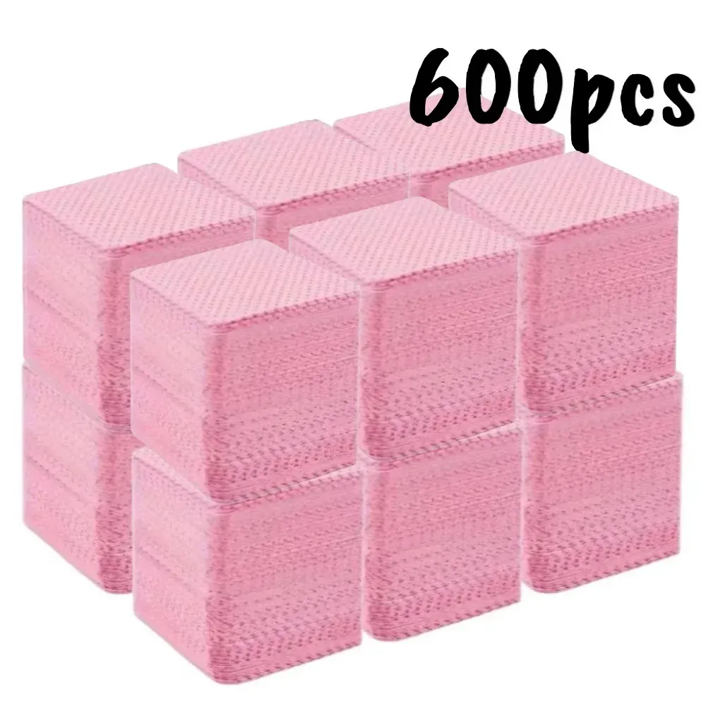 Lingettes Nettoyantes Sans Peluches 20/600 pour Ongles, Tampons Dissolvants de Vernis Sans Aluminium, Outil de Soin et de Nettoyage 8