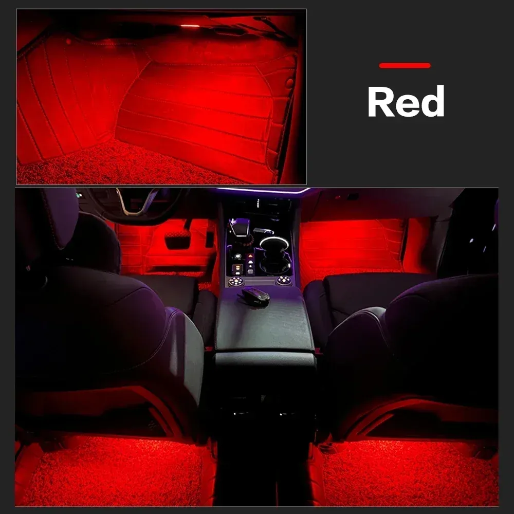 Détail de la lampe LED pour repose-pieds