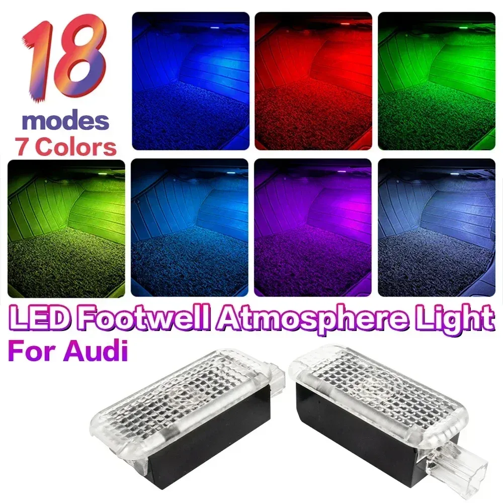 Lampe LED d'ambiance pour espace pieds de voiture