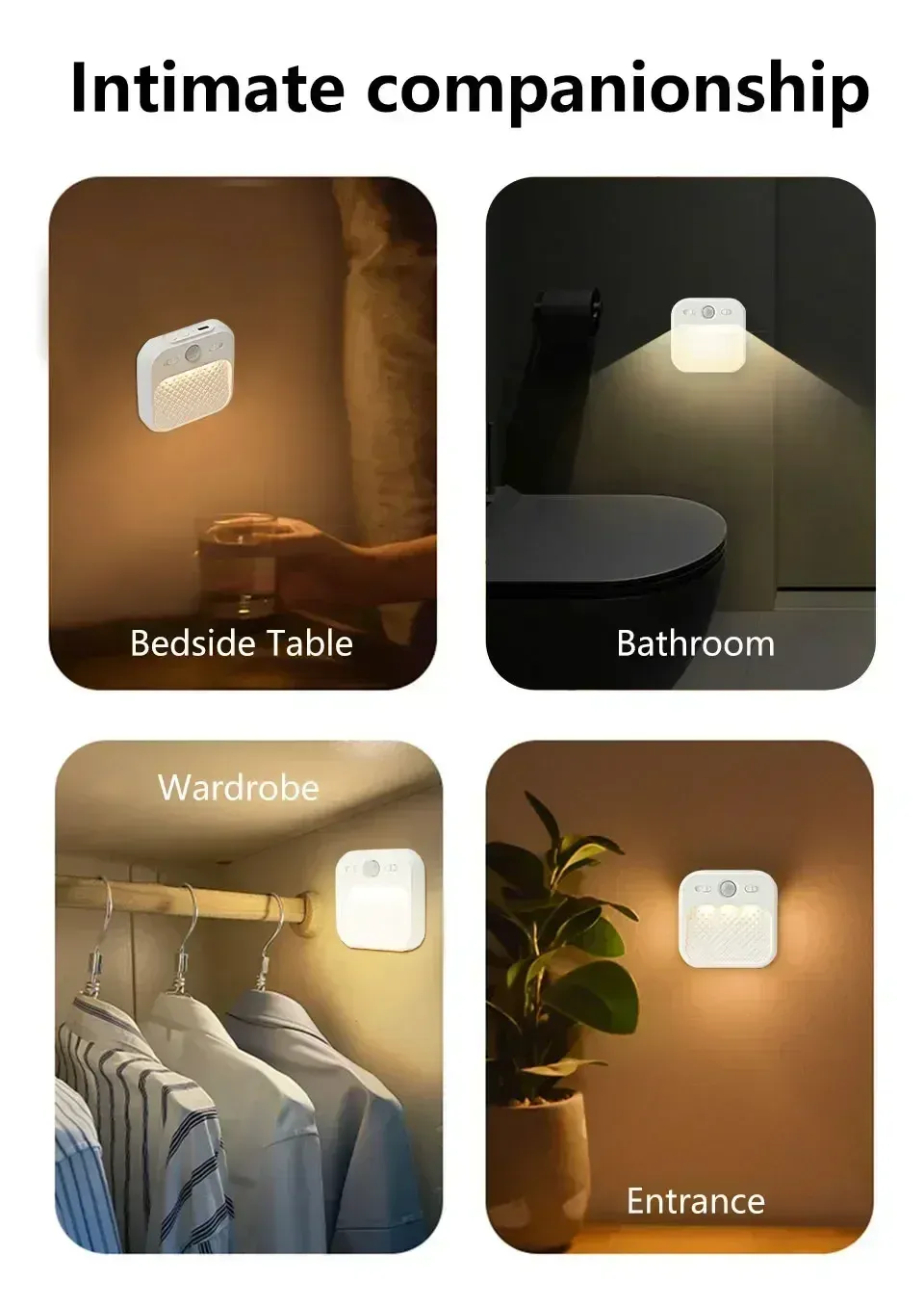 Veilleuse LED, lumière douce et diffuse