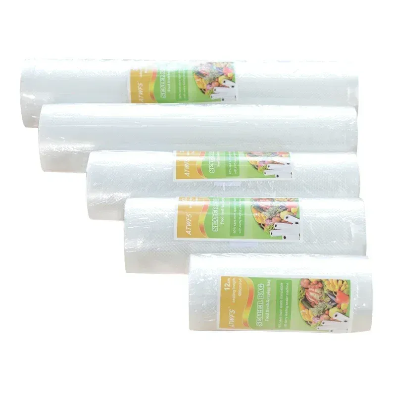Rouleau de sacs sous vide pour emballage alimentaire, 12, 17, 20, 25 et 28 cm x 500 cm 5