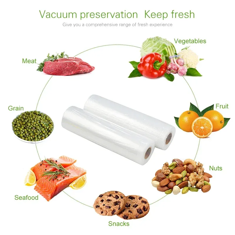 Sacs sous vide en situation de conservation