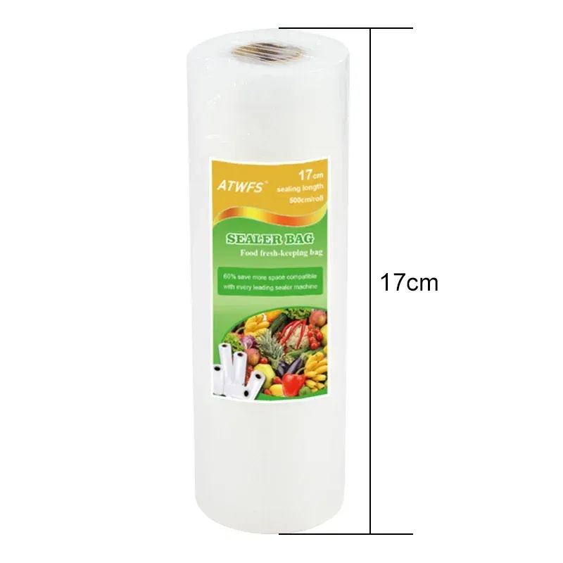 Rouleau de sacs sous vide pour emballage alimentaire, 12, 17, 20, 25 et 28 cm x 500 cm 9