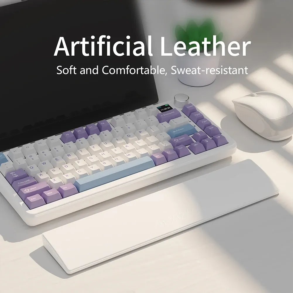 Repose-poignet ergonomique pour clavier de jeu, mousse à mémoire de forme et base antidérapante en caoutchouc 3