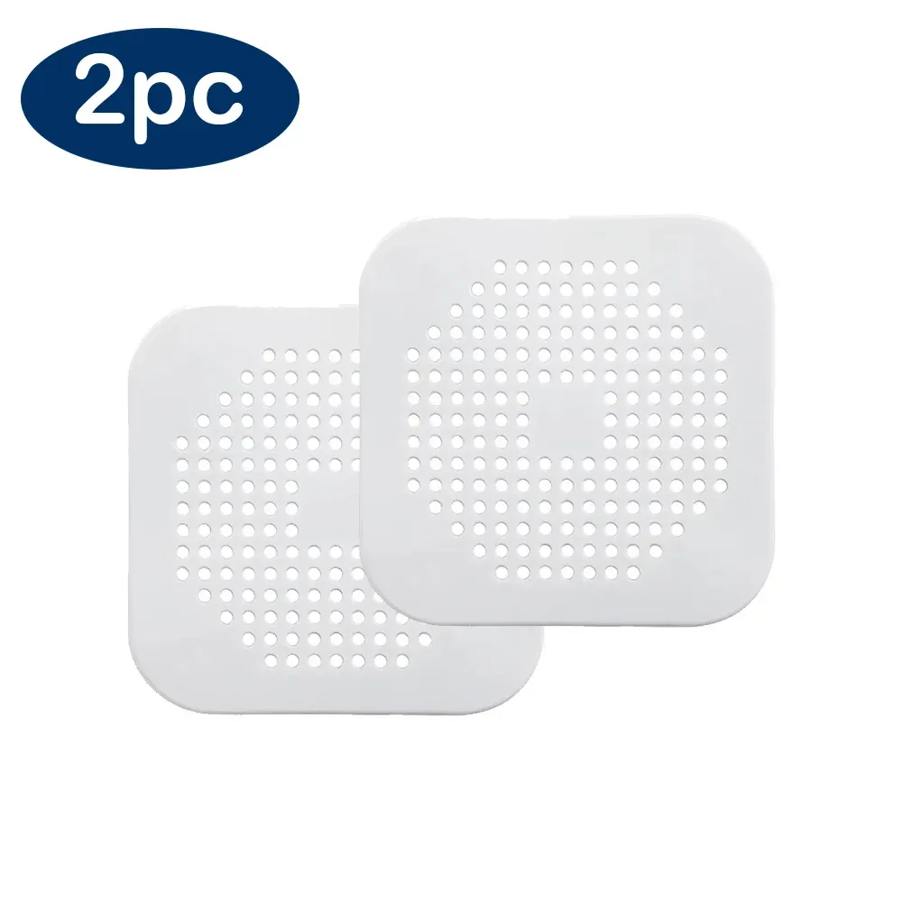 Bouchon de vidange plat en silicone avec filtre à cheveux pour douche et baignoire 11