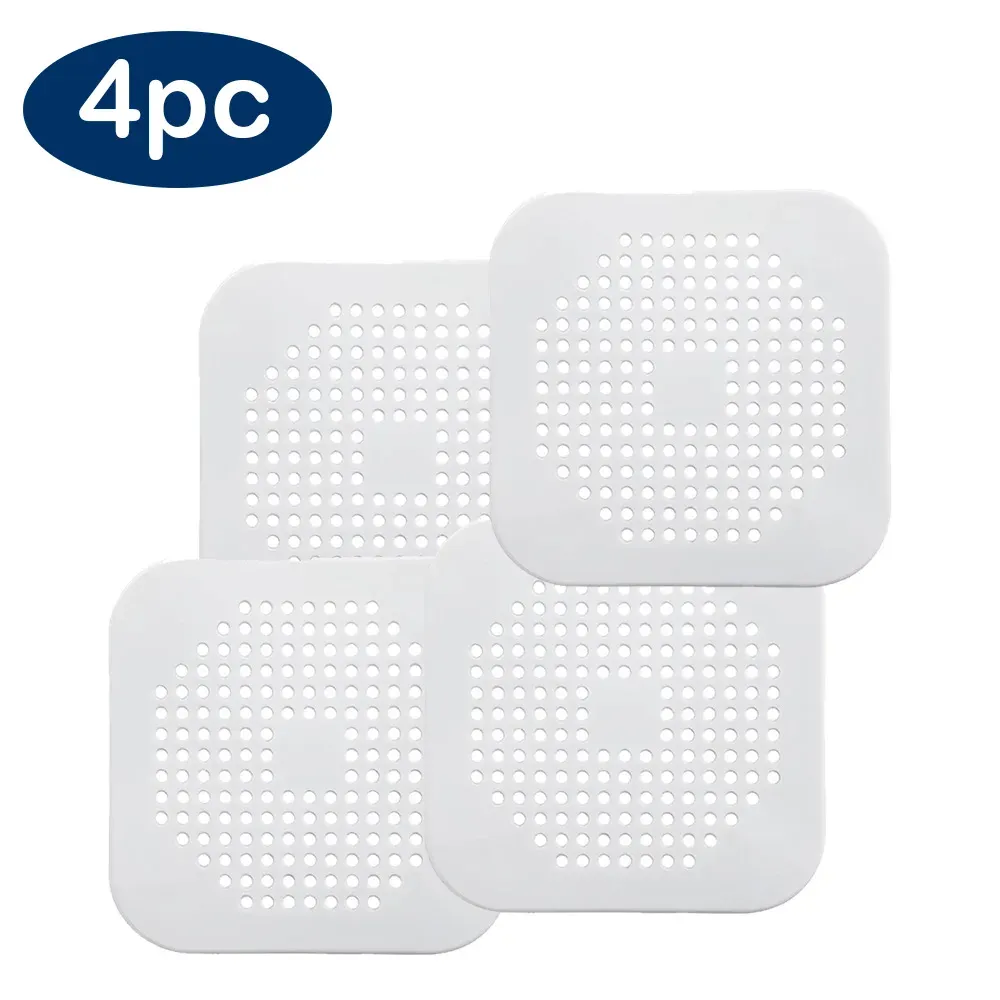 Bouchon de vidange plat en silicone avec filtre à cheveux pour douche et baignoire 7